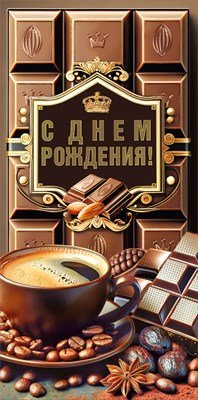 Конверт С Днем рождения муж 7.0000249