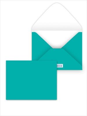 Конверт художественный малый Бирюзовый 091.644