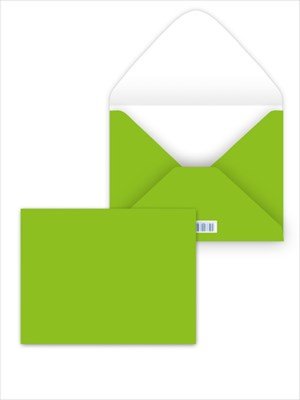 Конверт художественный малый Салатовый 091.645