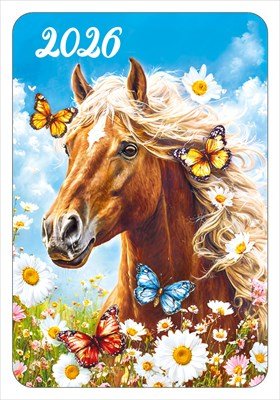 Календарь карманный Лошадь фэнтези Лето