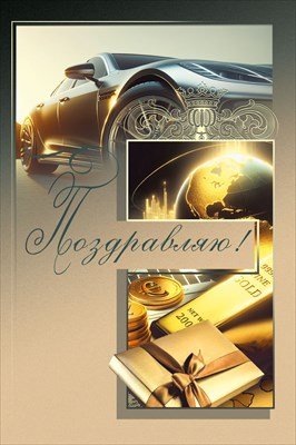 Открытка Поздравляю муж