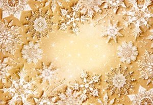 Конверт художественный средний Снежинки 7.0000965