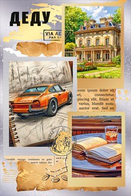 Открытка Деду 7.0000976