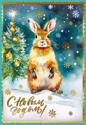 Открытка мини С Новым годом 7.0000904