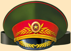 Ободок Фуражка генерал