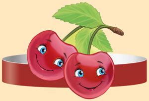 Ободок Вишня