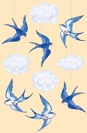 Оформительский набор Весенние ласточки 29,725,00