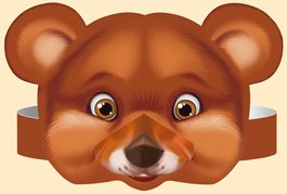 Ободок маска Мишка