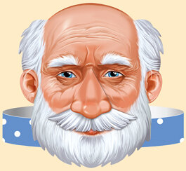 Ободок маска Дед