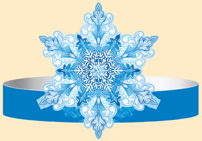 Ободок Снежинка