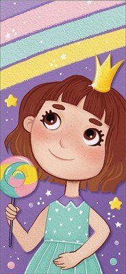 Магнитная закладка Принцесса