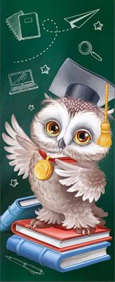 Магнитная закладка Ученая сова