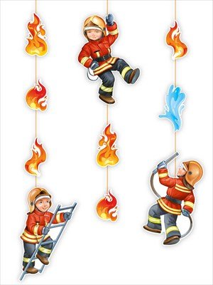 Гирлянда вертикальная Пожарные