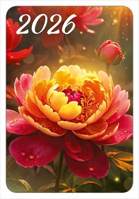 Календарь карманный 2026 Пион 3.0000809