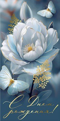 Конверт С Днем рождения жен