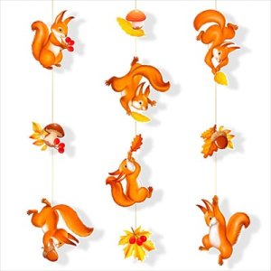 Гирлянда Белки и дары осени 3.0001010