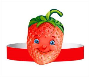 Ободок Клубника