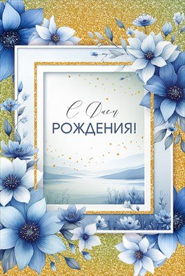 Открытка С Днем рождения жен 3.0001205