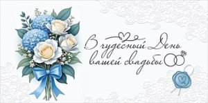 Конверт В чудесный День вышей свадьбы 3.0001800