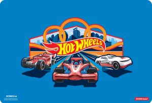 Подкладка настольная А3 пластиковая  EK Hot wheels Faster 45154
