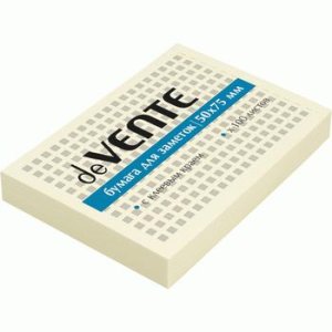 Бумага с клеевым краем 51x76 мм 100л Желтая 2010308