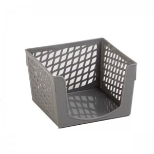 Пластиковый бокс для бумажного блока Simple 90х90х70 мм Серый 4105503