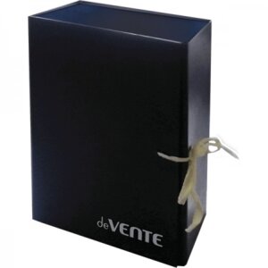 Короб архивный 100мм бумвинил 2 завязки складной синий 3010566