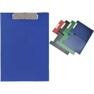 Папка клипборд A4 картон толщина 2мм покрытие ПВХ синяя 3034707