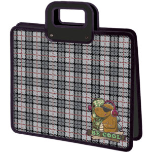 Папка для тетр В5 Be cool 28x23 см Пластик с ручками 8053829