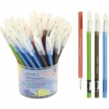 Ручка шар 0,7мм Синяя Pastel цветной перлам корпус игольч 5073409