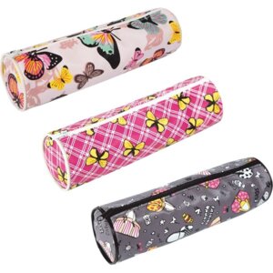 Пенал круглый 20x6x6см кожзам с рис асс 7021950