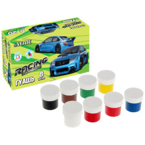 Гуашь 8цв Racing 20мл 160мл 8075004