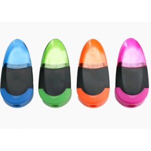 Точилка и ластик 1 отв 2 в 1 с контейнером и ластик пласт цв 4071027