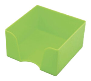 Пластиковый бокс для бумажного блока 9x9x5см непрозр зеленый 4105903