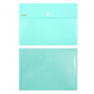 Папка конверт А4 на кнопке Pastel 350мкм фактура песок внешний карман 3071852