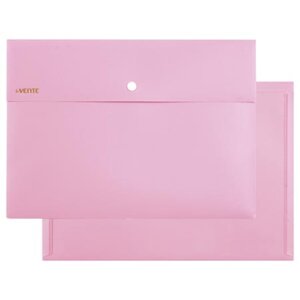 Папка конверт А4 на кнопке Pastel 350мкм фактура песок внешний карман 3071853