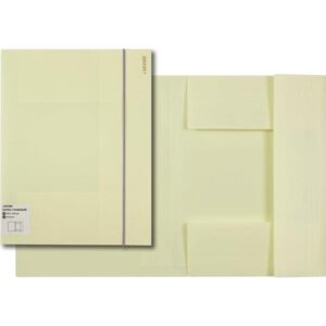 Папка на резинке А4 Pastel 450мкм фактура песок вертикальная резинка 3 клап 3070800