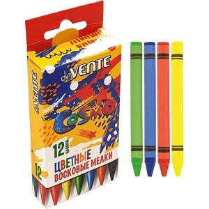 Мелки восковые 12цв Cosmo 8077814