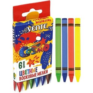 Мелки восковые  6цв Cosmo 8077813