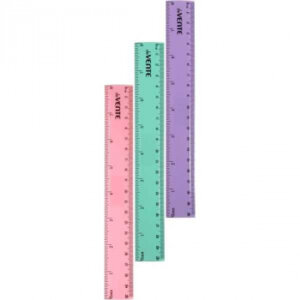 Линейка 20см пластик Pastel асс 5091032