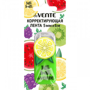 Корректор лента 5ммx6м Tutti-Frutti Lemon неон салатовый непрозр 4062006