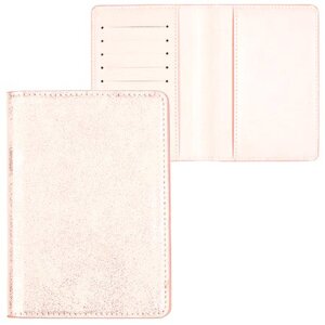 Обложка для паспорта Shadow 10x14см кожзам с перламутровой патиной 1030916