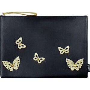 Папка для тетр А4 Golden Butterfly на молнии сверху матовая искусств кожа 8056124