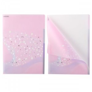 Папка уголок c 3-мя отд A4 Crystal Dream 220x310мм 180мкм искрящаяся фактура 3074904