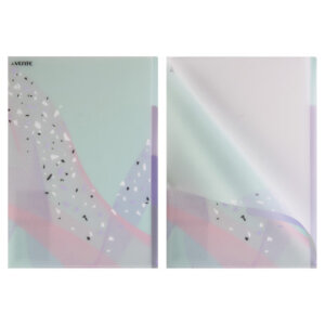 Папка уголок А4 c 3-мя отд Crystal Dream 180 мкм искрящаяся фактура 3074906