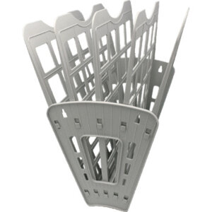 Лоток для бумаг 5-ти секц Wing 24x21x30,5см Серый 3041501