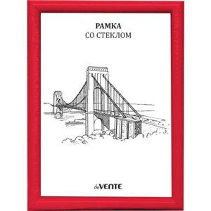 Рамка пластик 21x30см A4 серия 1 стекло 9027035