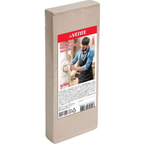 Пластилин скульптурный 1000г Белый твердый пленка 8042919