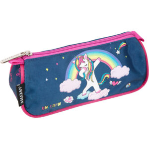 Пенал Magic Unicorn треугол текстиль на молнии 7026101