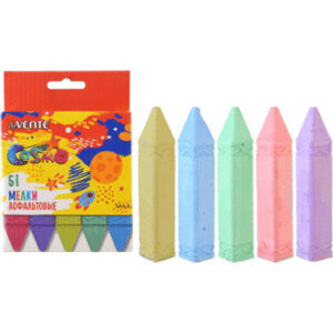 Мелки асфальтовые  5цв Cosmo прямоугольной формы 8078001